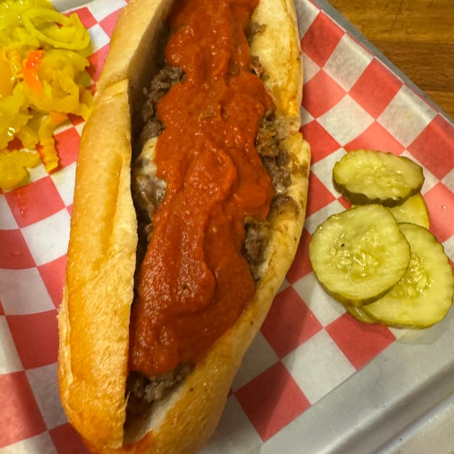 Beef Steak Classic Valley Style Hot Hoagie.